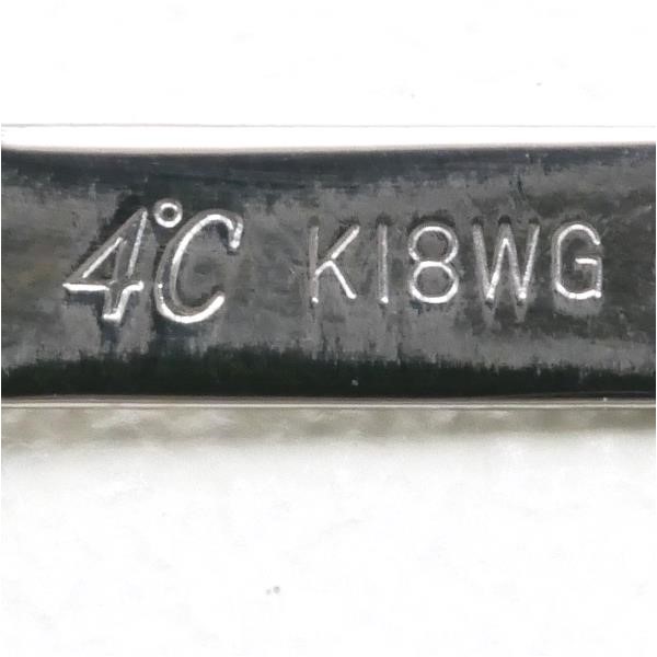 15%OFF】4℃ K18WG ネックレス ダイヤ 総重量約1.6g 約40cm｜激安アクセサリー通販のワンダープライス