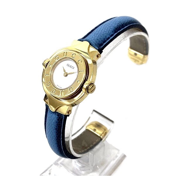 グッチ GUCCI 6600L クォーツ Gロゴ ターンフェイス 時計 腕時計 レディース 【中古】｜激安アクセサリー通販のワンダープライス