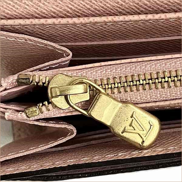 5%OFF】ルイヴィトン Louis Vuitton ダミエ ポルトフォイユ サラ ローズ バレリーヌ N60114 長財布 2つ折り長財布  レディース 【中古】｜激安アクセサリー通販のワンダープライス