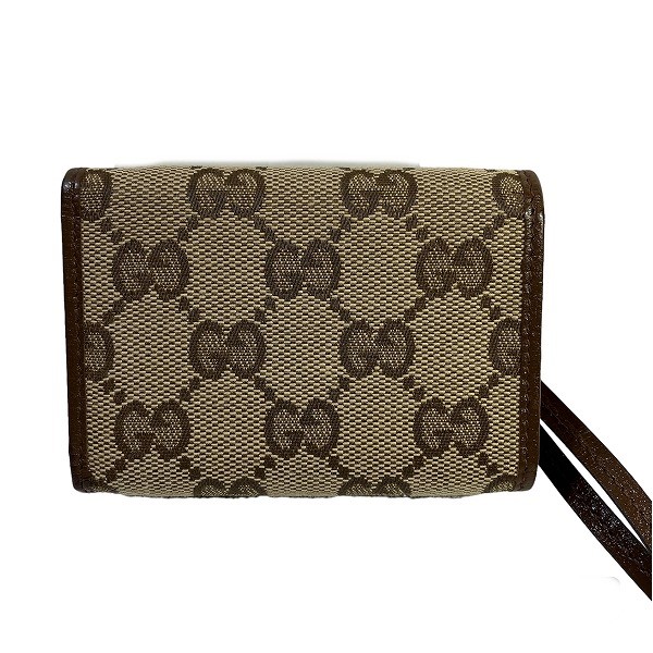 10%OFF】グッチ GUCCI GGキャンバス バレンシアガコラボ コンパクトウォレット 681708 3つ折り財布 レディース  【中古】｜激安アクセサリー通販のワンダープライス