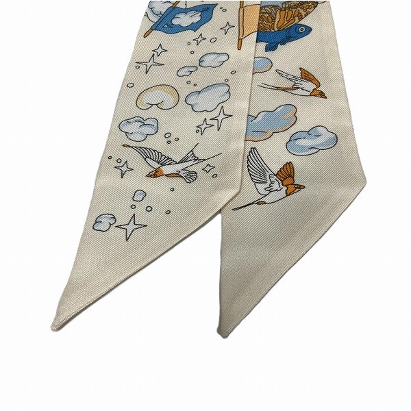 10%OFF】エルメス Hermes ツイリー 私の雲 SUR MON NUAGE ブランド小物 スカーフ レディース  【中古】｜激安アクセサリー通販のワンダープライス