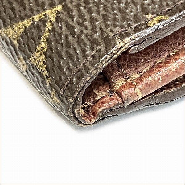 5%OFF】ルイヴィトン Louis Vuitton モノグラム ポルト モネ ビエ カルト クレディ M61652 Wホック 2つ折り財布  ユニセックス 【中古】｜激安アクセサリー通販のワンダープライス