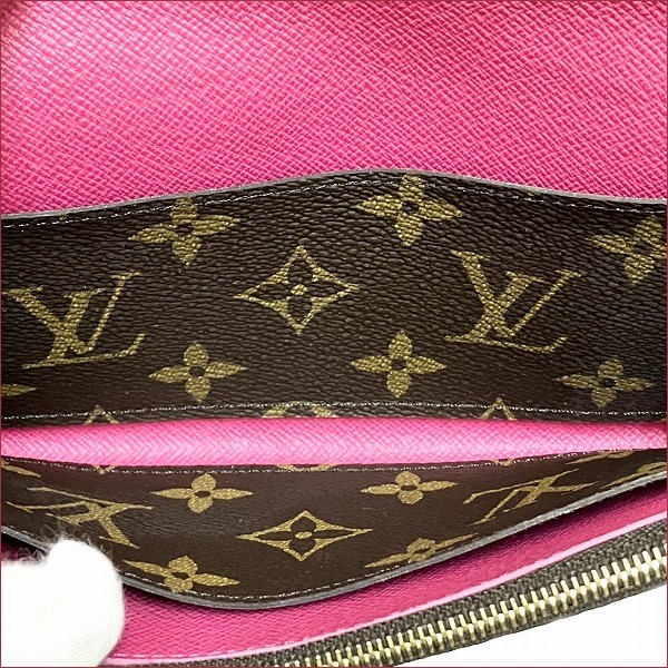 10%OFF】ルイヴィトン Louis Vuitton モノグラム ポルトフォイユ エミリー フラワー M64202 ローズバレリーヌ 長財布  2つ折り財布 レディース 【中古】｜激安アクセサリー通販のワンダープライス