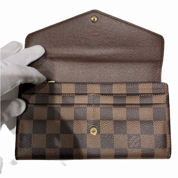 5%OFF】ルイヴィトン Louis Vuitton ダミエ ポルトフォイユ.サラ N63209 長財布 ユニセックス  【中古】｜激安アクセサリー通販のワンダープライス