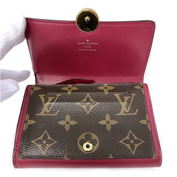 ルイヴィトン Louis Vuitton モノグラム ポルトフォイユ・フロール M64588 2つ折り財布 レディース  【中古】｜激安アクセサリー通販のワンダープライス