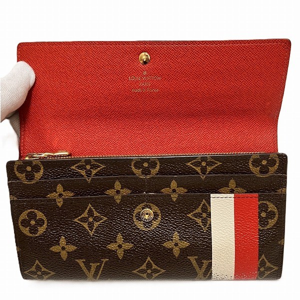 5%OFF】ルイヴィトン Louis Vuitton モノグラム ポルトフォイユサラ M60034 ベルボーイ プリント 長財布 2つ折り財布  ユニセックス 【中古】｜激安アクセサリー通販のワンダープライス