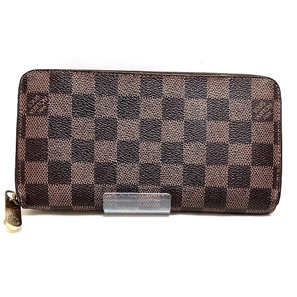 ルイヴィトン Louis Vuitton ダミエ ジッピーウォレット N60015 ラウンドファスナー 財布 長財布 レディース  【中古】｜激安アクセサリー通販のワンダープライス