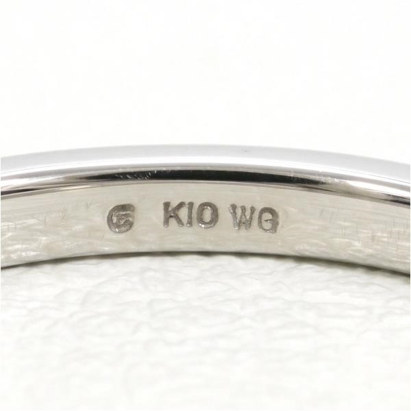 10%OFF】エステール K10WG リング 指輪 11号 ダイヤ 総重量約1.1g｜激安アクセサリー通販のワンダープライス