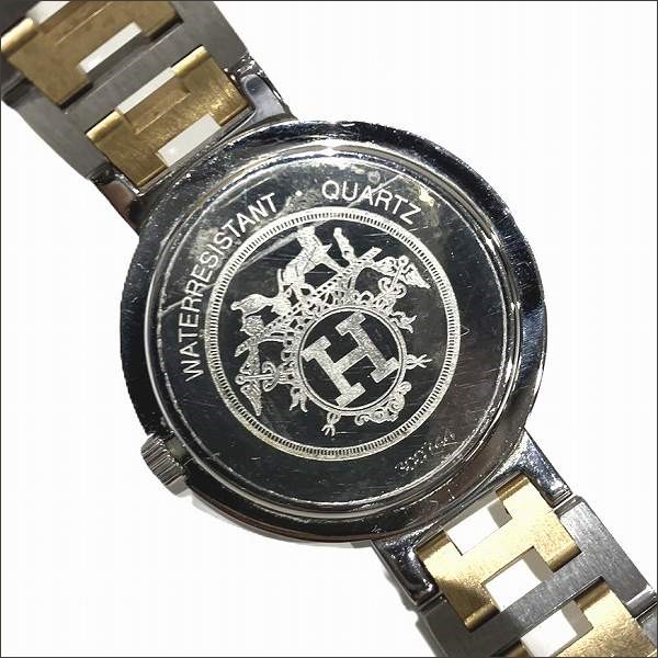 10%OFF】エルメス Hermes クリッパー CL4.220 クォーツ レディース 時計 腕時計 【中古】｜激安アクセサリー通販のワンダープライス