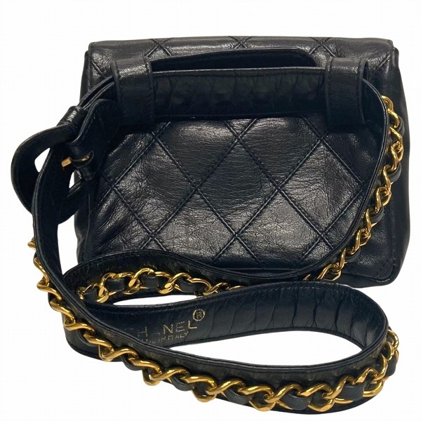 5%OFF】シャネル CHANEL ビコローレ チェーン ブラック ゴールド金具 バッグ ウエストポーチ レディース  【中古】｜激安アクセサリー通販のワンダープライス