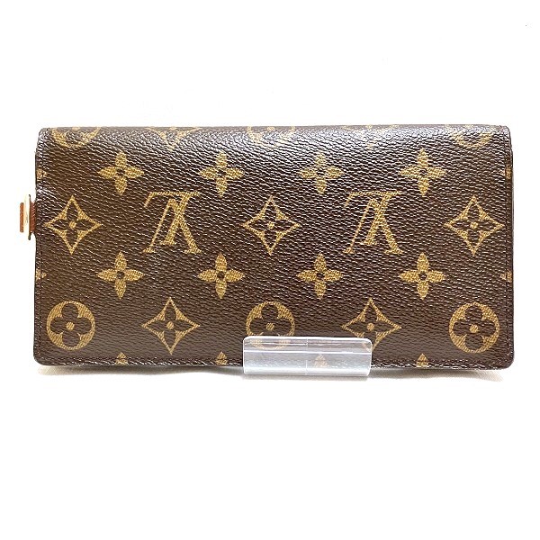 10%OFF】ルイヴィトン Louis Vuitton モノグラム ポルトフォイユ アコルディオン M58008 チェーンウォレット 長財布  2つ折り財布 メンズ 【中古】｜激安アクセサリー通販のワンダープライス