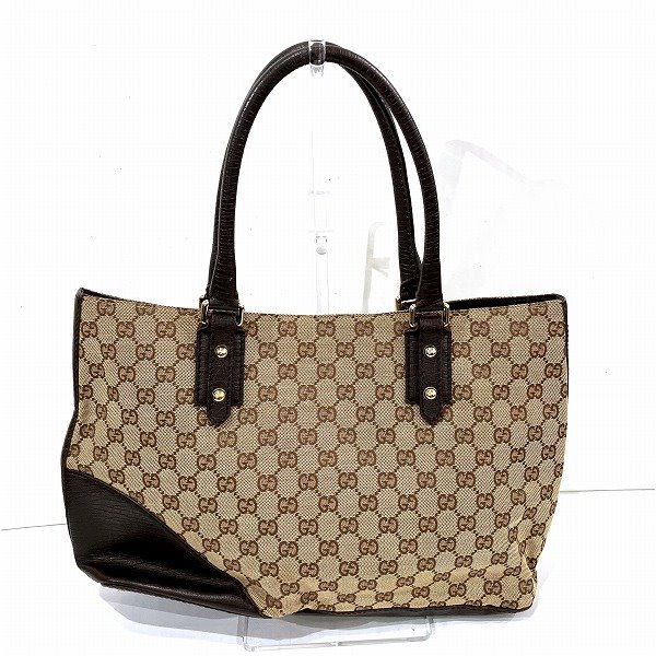 5%OFF】グッチ GUCCI ホースビット 137385 GGキャンバス バッグ トートバッグ レディース  【中古】｜激安アクセサリー通販のワンダープライス