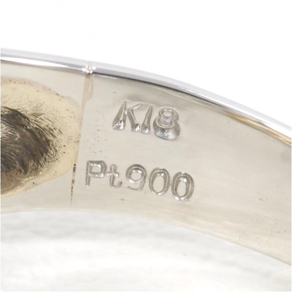 5%OFF】PT900 プラチナ K18YG リング 指輪 11号 ダイヤ 0.50 カード鑑別書 総重量約4.7g ｜激安アクセサリー通販のワンダープライス