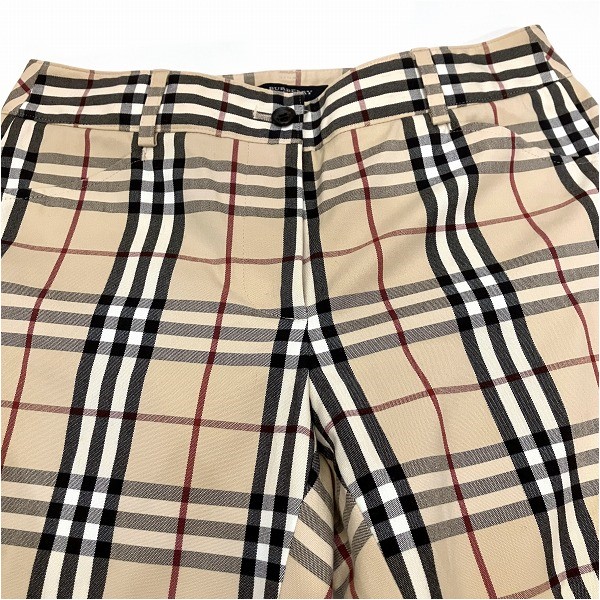 10%OFF】バーバリー Burberry ベージュ系チェック アパレル ボトムス