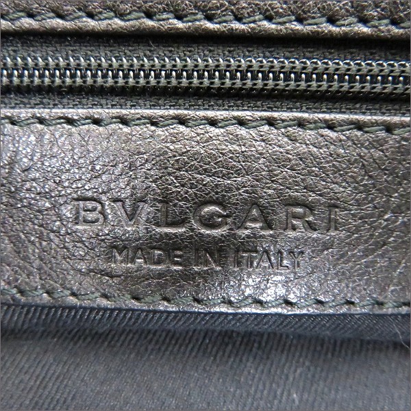 ブルガリ BVLGARI ソティリオ レザー ブラック バッグ トートバッグ