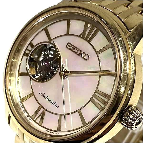 セイコー プレサージュ 4R38-01B0 自動巻 時計 腕時計 レディース 