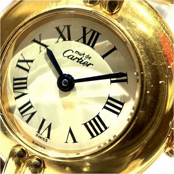 5%OFF】カルティエ Cartier マストコリゼ ヴェルメイユ 590002 クォーツ 時計 腕時計 レディース  【中古】｜激安アクセサリー通販のワンダープライス