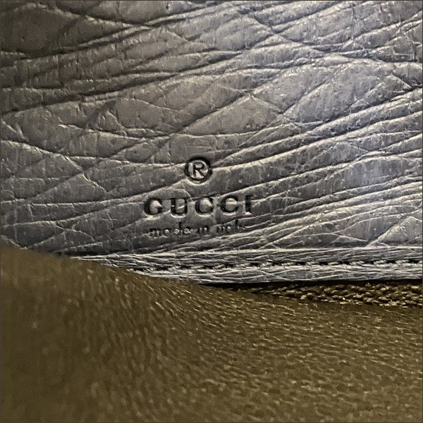 5%OFF】グッチ GUCCI 309758 オーストリッチ ラウンドファスナー