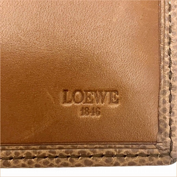 20%OFF】ロエベ LOEWE アナグラム 札入れ 長財布 2つ折り財布 ユニセックス 【中古】｜激安アクセサリー通販のワンダープライス