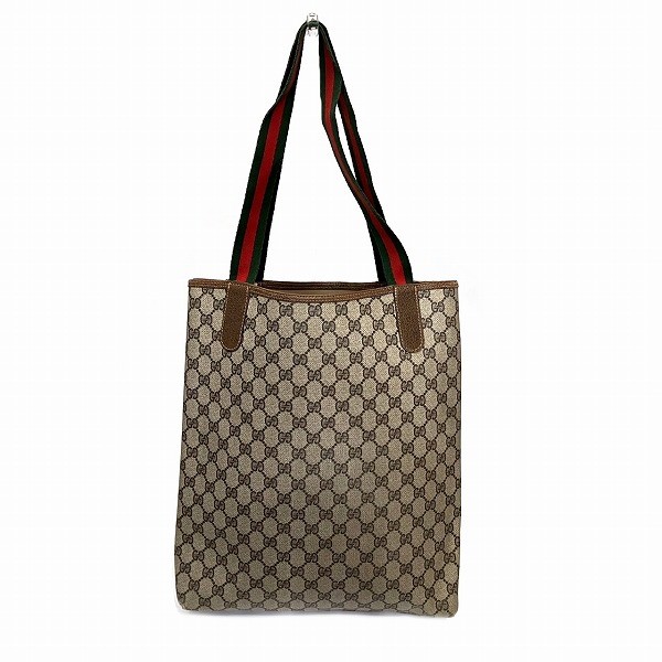 5%OFF】グッチ GUCCI GGスプリーム 33 013 4133 オールドグッチ シェリーライン バッグ トートバッグ レディース  【中古】｜激安アクセサリー通販のワンダープライス