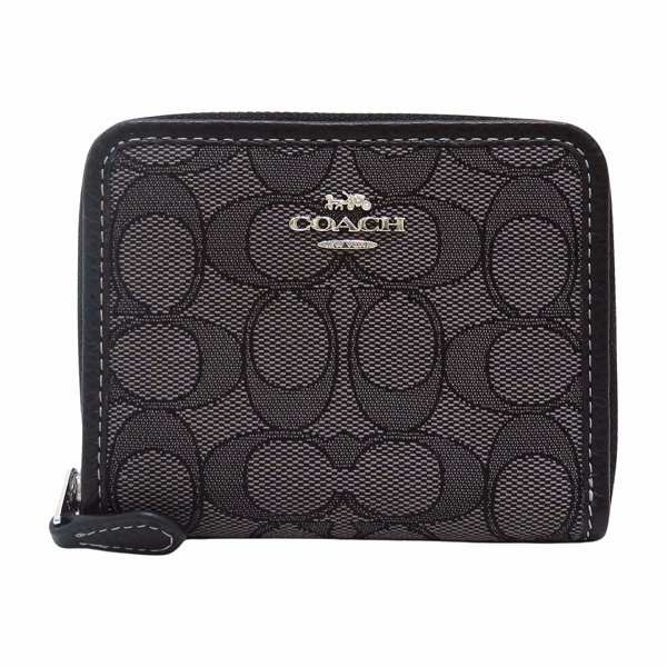 5%OFF】コーチ COACH シグネチャー スモールジップアラウンドウォレット CH389 2つ折り財布 コインケース レディース  【中古】｜激安アクセサリー通販のワンダープライス