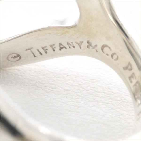 TIFFANY&Co. ティファニー オープンハート シルバー リング 指輪 8号 総重量約5.7g  美品 送料無料☆0315
