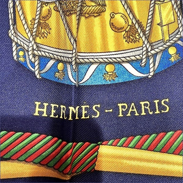 エルメス Hermes カレ90 タンブールの太鼓 ブランド小物 スカーフ レディース 【中古】｜激安アクセサリー通販のワンダープライス