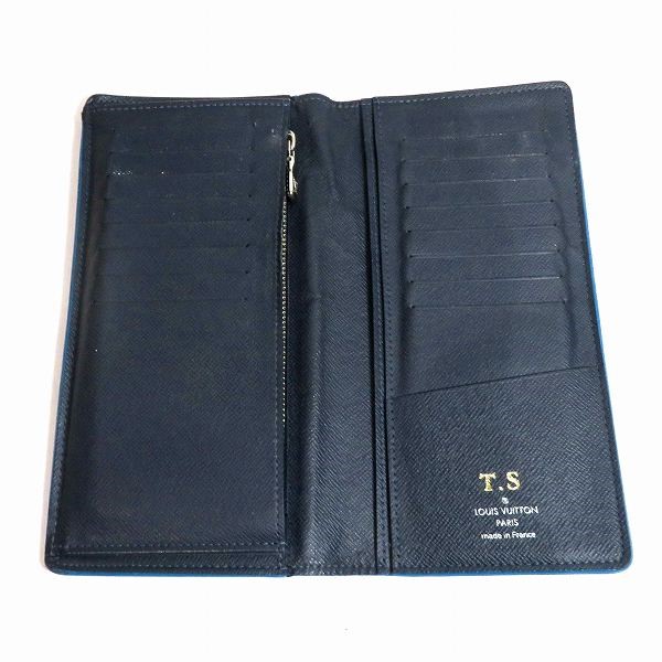 10%OFF】ルイヴィトン Louis Vuitton タイガ ポルトフォイユブラザ NM ブルーマリーヌ M30387 財布 長財布 メンズ  【中古】｜激安アクセサリー通販のワンダープライス