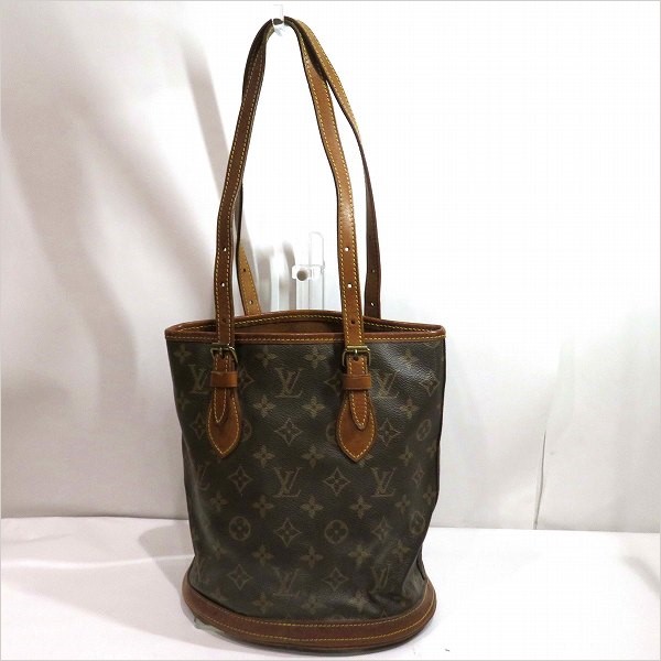 ルイヴィトン Louis Vuitton モノグラム プチバケット M42238 バッグ トートバッグ レディース  【中古】｜激安アクセサリー通販のワンダープライス