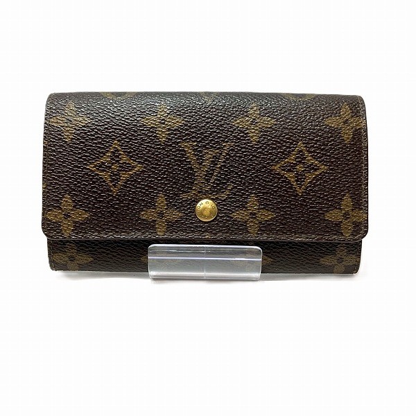 ルイヴィトン Louis Vuitton モノグラム ポルトモネジップ M61735 長財布 ユニセックス  【中古】｜激安アクセサリー通販のワンダープライス