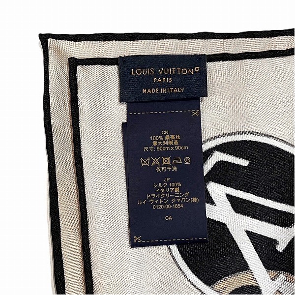 5%OFF】ルイヴィトン Louis Vuitton モノグラム フラワー モチーフ カレ90 LV デュアリティ M78408 ブランド小物  スカーフ ストール レディース 未使用品 【中古】｜激安アクセサリー通販のワンダープライス