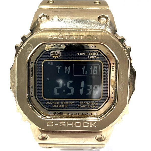 10%OFF】カシオ G-SHOCK GMW-B5000GD-9JF 電波ソーラー 時計 腕時計 ...