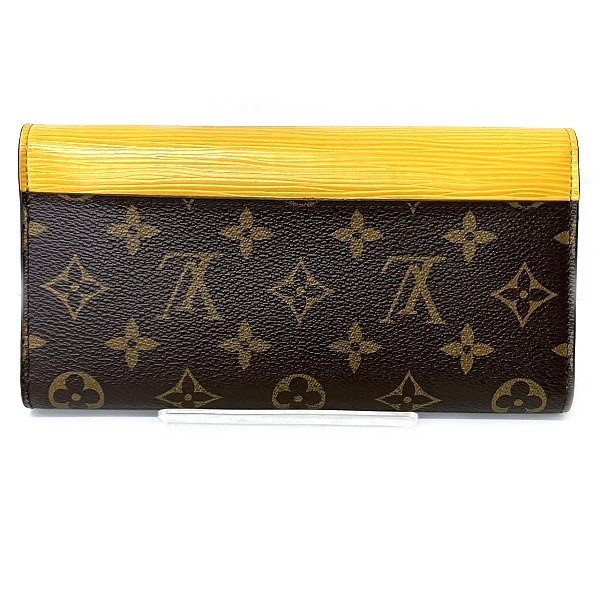 10%OFF】ルイヴィトン Louis Vuitton モノグラム ポルトフォイユマリールーロン M60506 シトロン 長財布 3つ折り財布  レディース 【中古】｜激安アクセサリー通販のワンダープライス