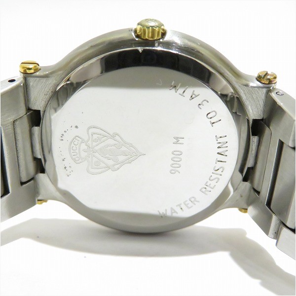 グッチ GUCCI 9000M クォーツ ゴールド文字盤 ボーイズ 時計 腕時計