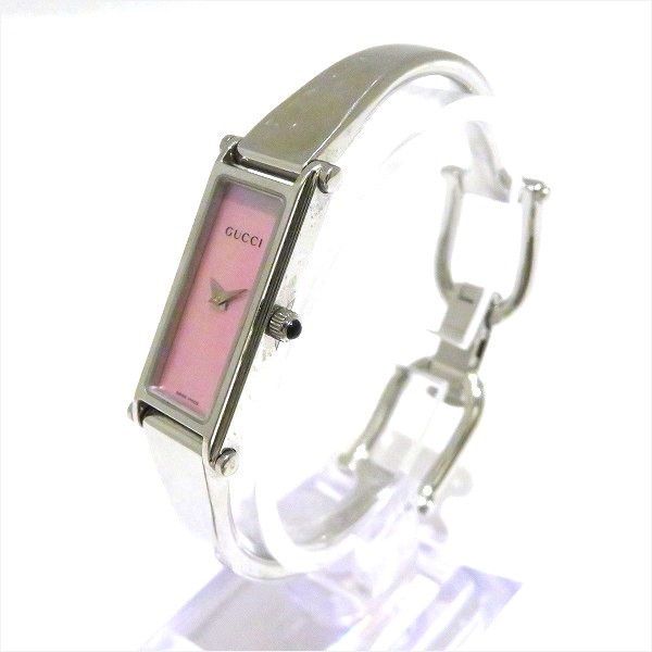 最高級品グッチ バングルウォッチ 1500L クォーツ 時計 腕時計 レディース☆0303 女性用