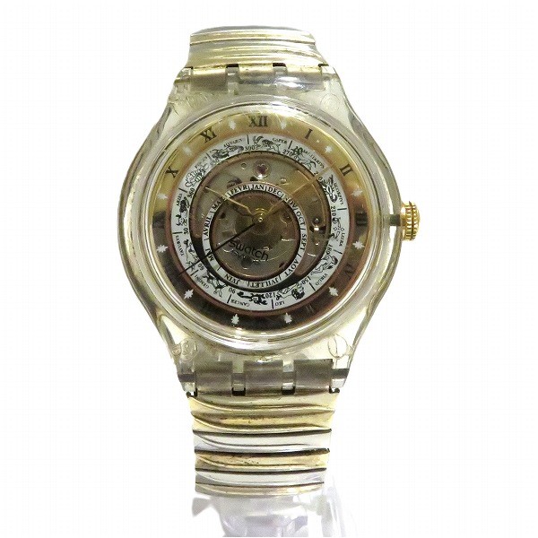 Swatch Swatch 腕時計 スウォッチ◇腕時計◇裏スケルトン◇箱付きほぼ未使用品◇激レア