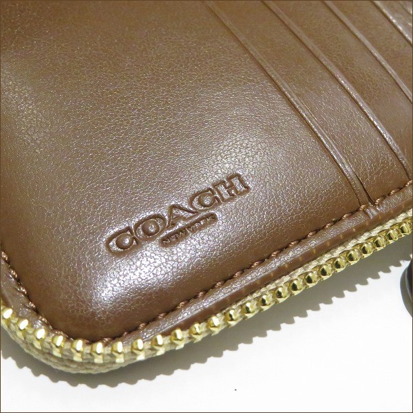 コーチ COACH F78144 2つ折り ダブルファスナー 財布 レディース 【中古】｜激安アクセサリー通販のワンダープライス