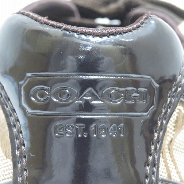 10%OFF】コーチ COACH シグネチャー スニーカー F0007/E12 シューズ レディース 小物  【中古】｜激安アクセサリー通販のワンダープライス