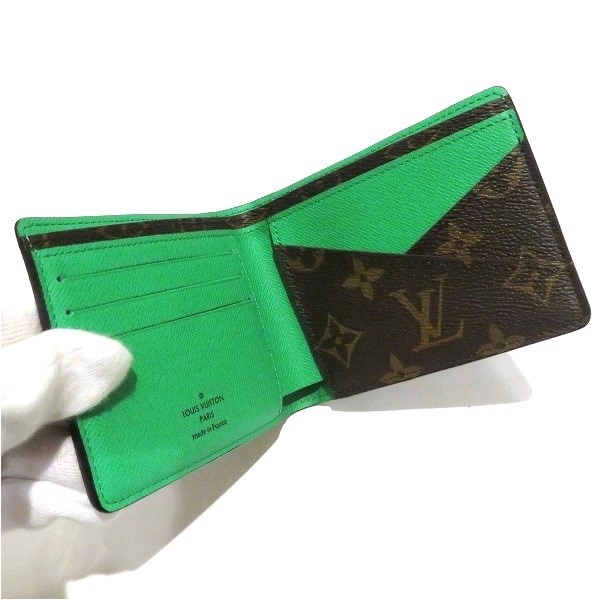 5%OFF】ルイヴィトン Louis Vuitton モノグラムマカサー ポルトフォイユ ミュルティプル M81537 2つ折り財布 ユニセックス  【中古】｜激安アクセサリー通販のワンダープライス