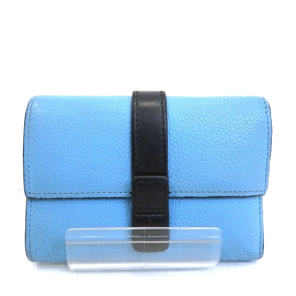 ロエベ　青色財布