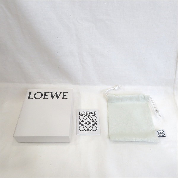 50%OFF】ロエベ LOEWE スモール バーティカル ウォレット ブルー×ブラック レザー 長財布 3つ折り財布 ユニセックス  【中古】｜激安アクセサリー通販のワンダープライス