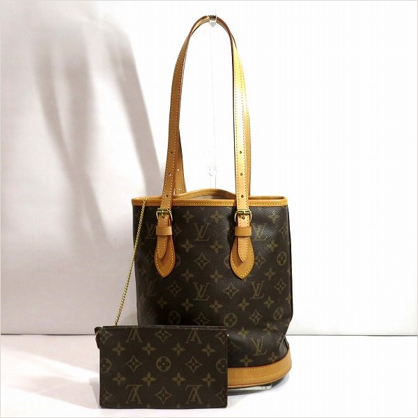 5%OFF】ルイヴィトン Louis Vuitton モノグラム プチバケットPM M42238 バッグ トートバッグ ショルダーバッグ レディース  【中古】｜激安アクセサリー通販のワンダープライス