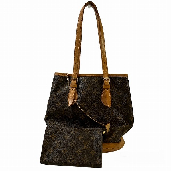 10%OFF】ルイヴィトン Louis Vuitton モノグラム プチバケットPM