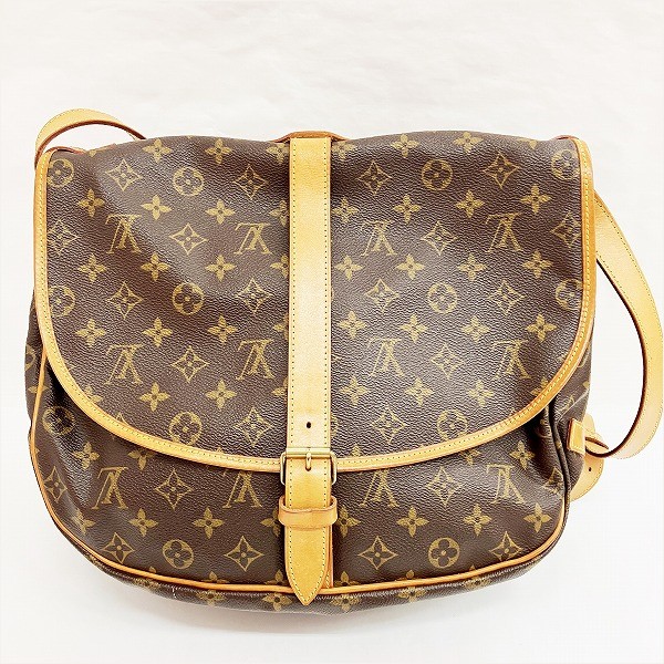 ルイヴィトン Louis Vuitton モノグラム ソミュール35 M42254 バッグ ショルダーバッグ ユニセックス  【中古】｜激安アクセサリー通販のワンダープライス