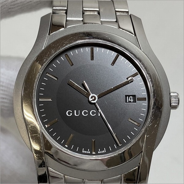 10%OFF】グッチ GUCCI Gクラス デイト 5500XL クォーツ 時計 腕時計 メンズ 【中古】｜激安アクセサリー通販のワンダープライス