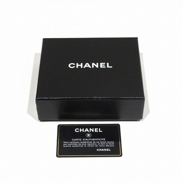 シャネル CHANEL ココマーク キャビアスキン Wホック A13496 2つ折り