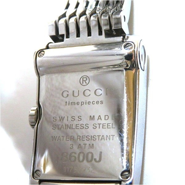 グッチ GUCCI 腕時計 8600J クォーツ 時計 腕時計 レディース 【中古】｜激安アクセサリー通販のワンダープライス