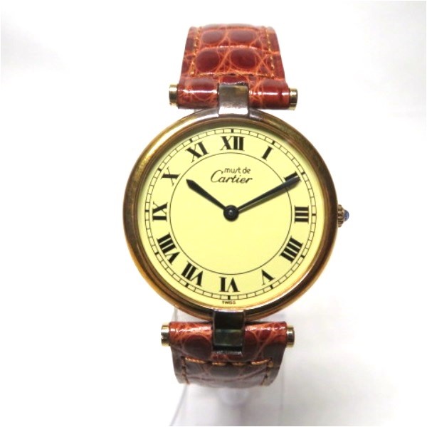 カルティエ Cartier マストヴァンドーム クォーツ 時計 腕時計