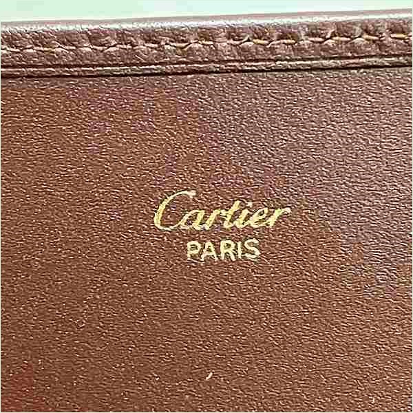 25%OFF】カルティエ Cartier マスト がま口 長財布 3つ折り財布 レディース 【中古】｜激安アクセサリー通販のワンダープライス