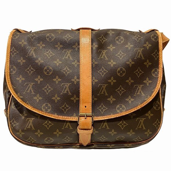 ルイヴィトン Louis Vuitton モノグラム ソミュール35 M42254 バッグ ショルダーバッグ ユニセックス  【中古】｜激安アクセサリー通販のワンダープライス